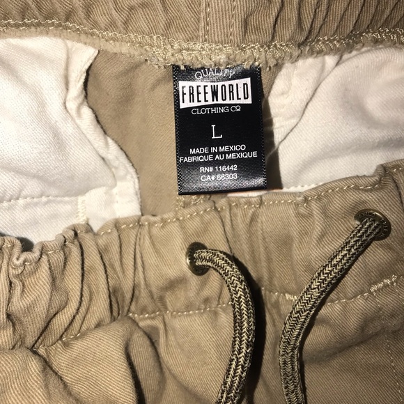 Free World Khaki Joggers - Picture 3 of 3